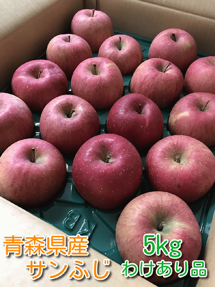 青森県産りんご「サンふじ」『わけあり品』 5kgサムネイル