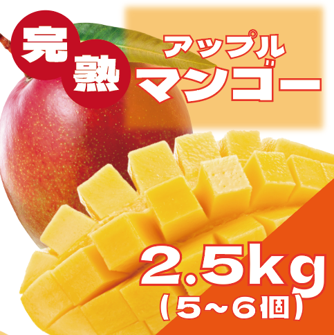 【とろっとろ食感!南国フルーツ!完熟アップルマンゴー】サムネイル