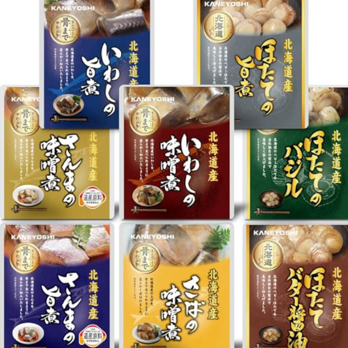 北海道産魚介のおかずセット 10パック(レトルト)長期保存(2027年)サムネイル