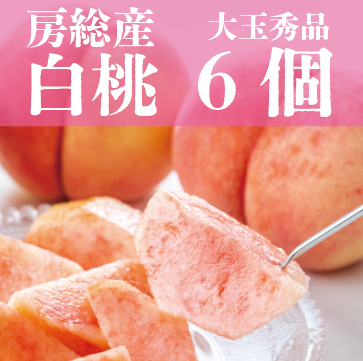 【大玉秀品!クール便配送?大人気果物!!桃たっぷり6個詰め合わせ?】豊洲　高鮮度　旬の盛り　夏のサムネイル