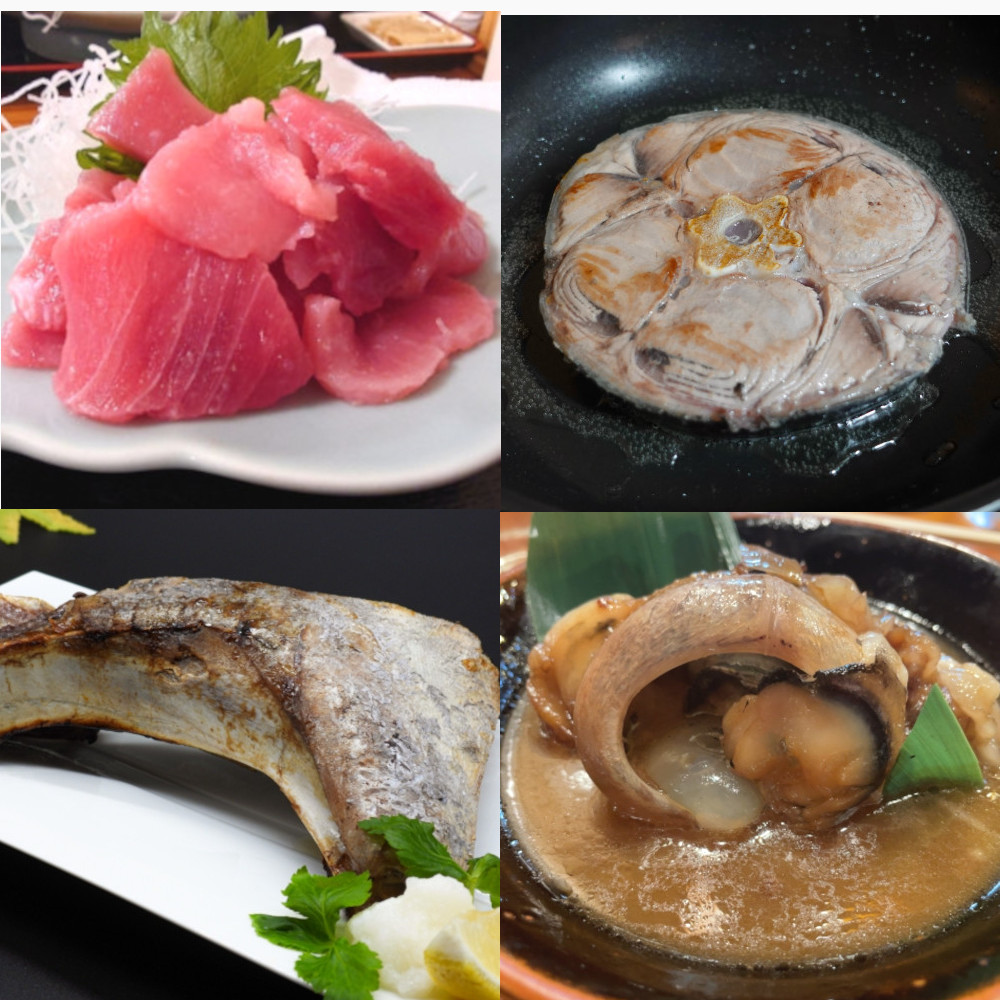 【9月限定特価】訳あり【まぐろ4点セット】計約3kg(赤身・カマ・兜・テール)サムネイル