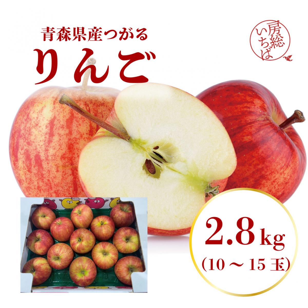 【今だけ限定!青森県産つがるりんご!2.8㎏!】シャキシャキ食感　早生りんごサムネイル