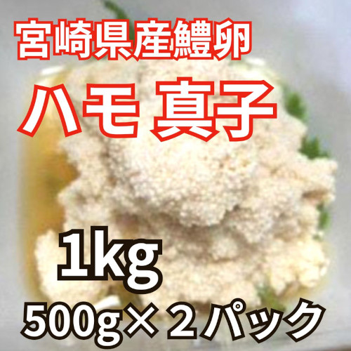 宮崎県産　ハモ 真子(魚卵)1kg(500g×2パック)サムネイル